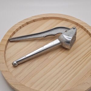Vintage Metal Garlic Press and Nutcracker Set